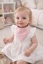 100% Cotton Muslin Fabric / with Snap Fasteners / Plain + Patterned Mixed / Baby Drool Bib & Scarf (12 Pieces) - 5