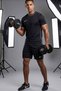 Men's Dri-Fit Breathable Training T-Shirt and Sports Shorts Set - 4