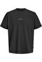 تي شيرت رجالي أسود JPRBLACHAD FRONTPRINT SS TEE SMU رمز الموديل: 12292531Black