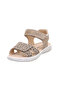 Sparkle Girls' Sandals - Beige Leopard 609004-4010 - 2