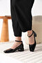Black patent leather women's high heeled shoe tr18ms16a - 6