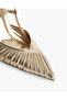 HIGH HEEL SLING BACK IN GOLD - 2