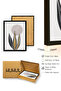 Natural Wood Framed Abstract Painting I Huhu1418 - 3