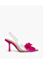 FLOWER DETAIL SLINGBACK IN FUXIA