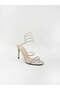 EMBELLISHED SANDALS IN SILVER - 3