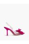 FLOWER DETAIL SLINGBACK IN FUXIA - 4