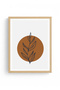 Natural Wood Framed Abstract Painting I Huhu1487 - Single Painting Natural Wood Frame - 2