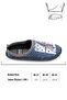14631 Men's Felt Comfortable Silent Sole Lightweight Home Carpet Guest Slippers - 4