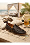 Genuine Leather Loafer Casual Women's Shoes - 3