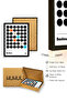Natural Wood Framed Geometric Pattern Painting - Vibrant Tones |   Huhu1100 - 3
