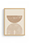 Natural Wood Framed Abstract Painting I Huhu1129 - 2