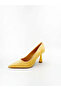 POINTED TOE PUMP IN YELLOW - 2
