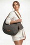Women's Large Internal Volume Straw Design Bohemian Bag - with Detachable Straw Wallet