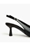LOW HEEL SLING BACK IN BLACK - 4