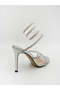 EMBELLISHED SANDALS IN SILVER - 2