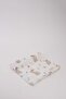 Muslin Baby Blanket 110X110Cm Rabbit Pattern Organic Cotton Baby Shower Gift