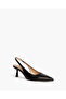 LOW HEEL SLING BACK IN BLACK - 3