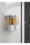 2 Compartment Wall Mounted Liquid Soap Dispenser Shampoo and Shower Gel Dispenser 2X500Ml - 6