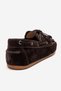 Cuesta Brown Suede Genuine Leather Troc Lace-Up Women's Loafer Shoes - 5