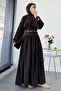 Pinterest High Waist Linen Skirt Set – Bitter Brown - 7