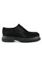 Genuine Suede Leather Black Men's Shoes Eva Sole - 3094