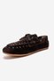 Cuesta Brown Suede Genuine Leather Troc Lace-Up Women's Loafer Shoes - 6