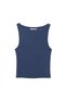 Geniş yaka tank top - 4