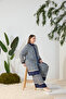 Navy Blue Garni Patterned Tunic