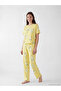 Esvab • Modern & Distinctive Zero Roba Collar Embroidered Women's Pajama Set