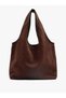 Kadın Deri Shopper Çanta - 2