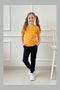 Armi̇kids 4-Piece Girls' Printed Top and Bottom Set with Color Options - 4