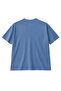 Men's Large Size Indigo Basic Short Sleeve T-Shirt 3Xl-4Xl-5Xl-6Xl-7Xl-8Xl - 4