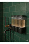3 Compartment Wall Mounted Liquid Soap Dispenser Shampoo and Shower Gel Dispenser 3X500Ml - 5