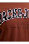 Jack Jones Caleb Varsity Large Size Men's T-Shirt 12258871 - 6