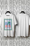 Mon Cheri Printed Crew Neck Loose Fit 100% Cotton Unisex Tshirt