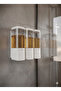 3 Compartment Wall Mounted Liquid Soap Dispenser Shampoo and Shower Gel Dispenser 3X500Ml - 4