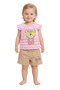 Baby Girl Teddy Bear Printed Shorts Summer Set (9 Months – 3 Years)
