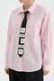 Women's Tie Detailed Comfortable Fit Long Sleeve Design Shirt - 7