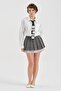 Women's Tie Detailed Comfortable Fit Long Sleeve Design Shirt - 6