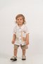Baby Boy Summer Muslin Shirt and Shorts 2-Piece Set - 6