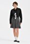 Women's Tie Detailed Comfortable Fit Long Sleeve Design Shirt - 5