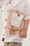 Baby Boy Summer Muslin Shirt and Shorts 2-Piece Set - 2