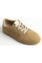 Kadın Günlük Taba Rengi Dokulu Sneaker - 5