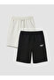 Esvab • Modern & Distinctive Boys' Shorts with Waist Drawstring, Pack of 2 - 2