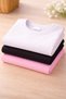 3-Piece Black-White-Pink 98% Cotton Kids T-Shirt T-Shirt - 4