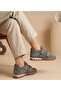 Women's Colorful Sole Velcro Sneaker Walking Shoes - 2