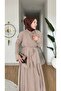 Stylish Belted Long Skirt Suit