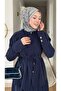 طقم أنيق بتنورة طويلة وحزام - 3
