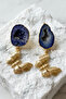 Agate Quartz Butterfly Earrings