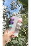 Pom-Pom 6-Piece Buckle Set (3 cm with Metal Clips) (Purple, Lilac, Pink, White, Gray, Mint Green Mini Pom-Poms) - 2